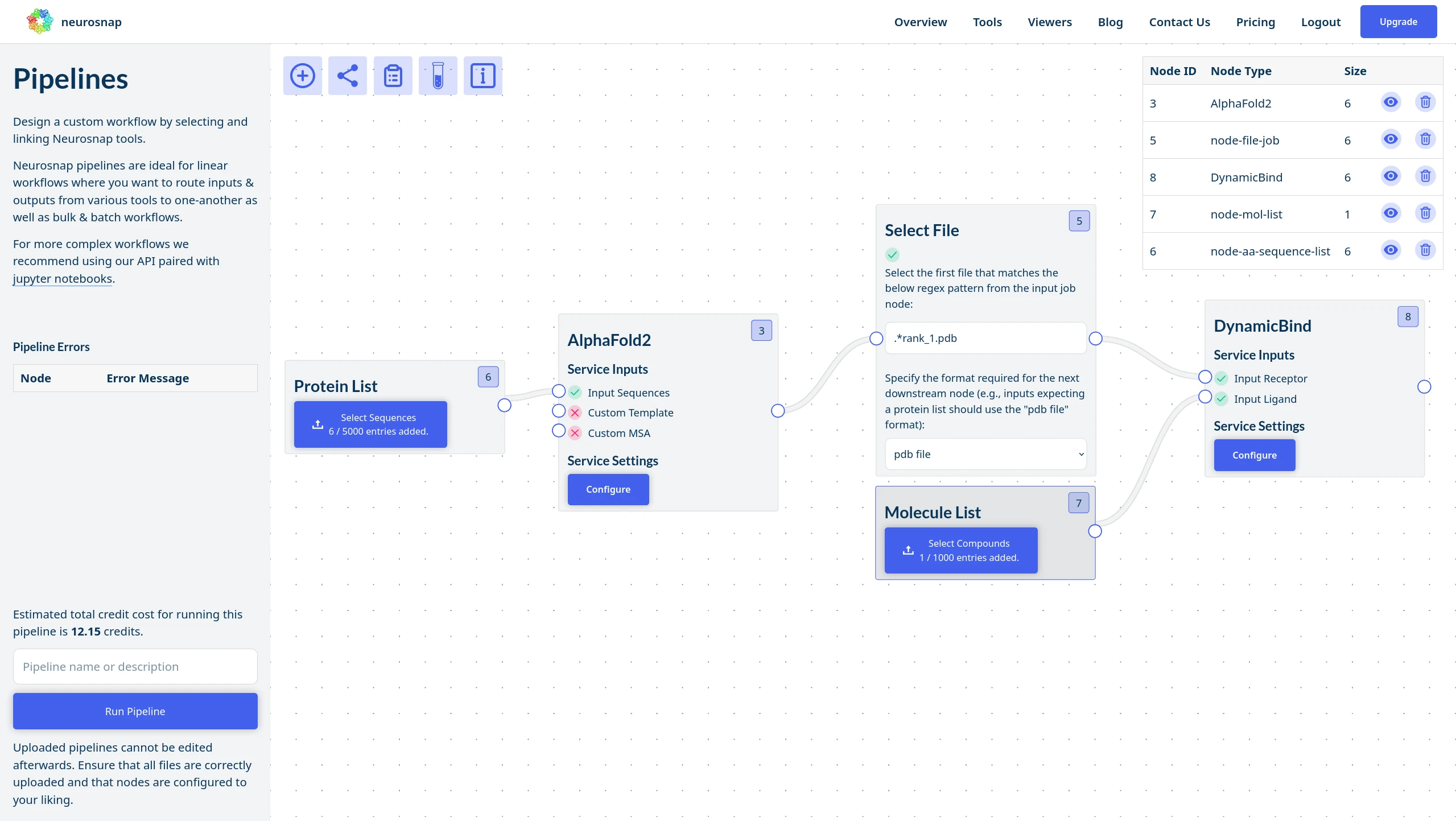 Design intelligent pipelines built around your workflow.
